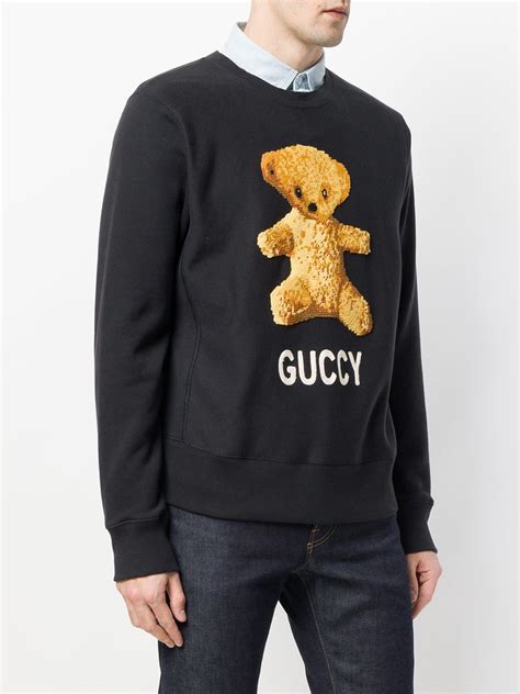 gucci wool teddy bear sweater.